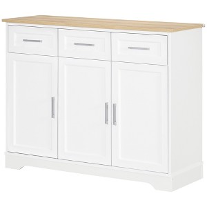 Modern Kitchen Sideboard Buffet Cabinet with Storage, Kitchen Island Dining Room Cabinet Living Room Furniture - 1 of 4