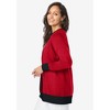Jessica London Women's Plus Size Fine Gauge Cardigan - 4 of 4