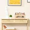 HOMCOM Advent Calendar with 24 Drawers Countdown to Christmas, Lighted Wood-Effect Advent Calendar, Battery Operated for Holiday Decoration - 3 of 4