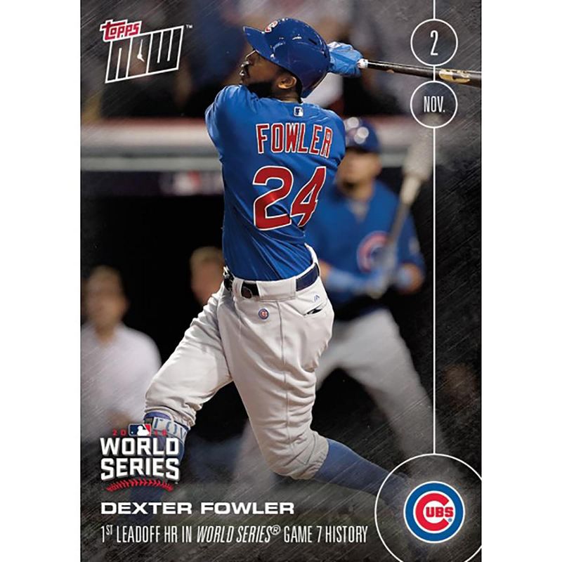 Topps MLB Chicago Cubs Dexter Fowler #656A 2016 Topps NOW Trading Card, 1 of 3