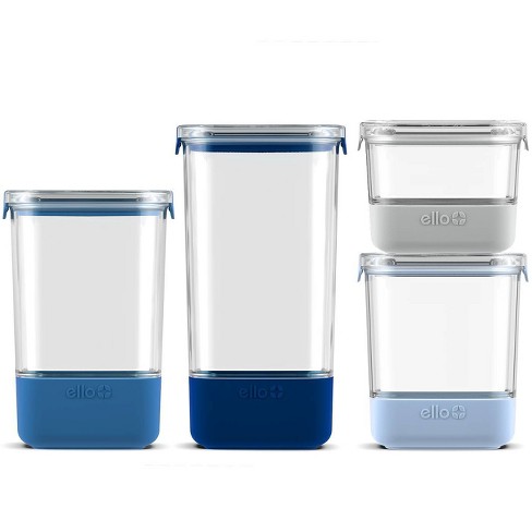 Ello 4-Cup Plastic Canister - Halogen Blue - Each