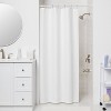 Tension Rod Stall White - Room Essentials™: Adjustable Metal Shower Curtain Rod, Powder-Coated Finish, 24"-40" Length - image 2 of 4