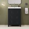 KWPZQEB Bathroom Vanity with Ceramic Basin, Undermount Vanity Sink Cabinet with 2 Doors and Adjustable Shelf, Wooden Cabinet with Sink - 3 of 4