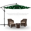 Best Choice Products 10ft Solar LED Offset Hanging Outdoor Market Patio Umbrella w/ Adjustable Tilt - 2 of 4