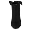 Allegra K Women's Pointed Toe Stiletto Heel Ankle Boots - 3 of 4