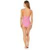 Women's Shibori Geo Twist Front Shirred One Piece Swimsuit - image 4 of 4