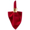 Design Imports  Solid Cotton Napkin Set 6 Piece, Red, 18X18" - 2 of 4