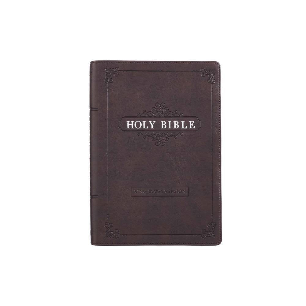 KJV Bible Giant Print Full Size Black - Large Print (Leather Bound)
