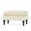 PAGED 50 Inch Storage Ottoman Bench Modern Leather Bench with Button Tufted Cushion for Living Room, Bedroom, Entryway - 2 of 4