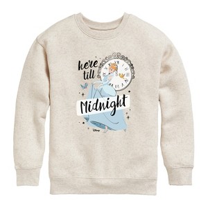 Boys' - Disney - Here Till Midnight Graphic Long Sleeve Fleece Sweatshirt - 1 of 4