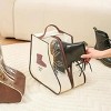 Durable PVC Shoe Storage Bags - Moisture & Moisture-Resistant, Dust-Proof with Transparent Window, Portable Handheld Boot Protectors, Hanging - 3 of 4