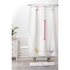 Deny Designs April Lane Art Simple Bow Monogram Shower Curtain - 3 of 3