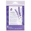Dicksons Lavender Flower Butterfly - I Said A Prayer for You, Purple/White 5 x 2.75 Inch Vinyl Refrigerator Magnet - 2 of 2