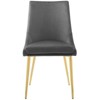 Modway Viscount Modern Accent Performance Velvet Dining Chair - Gray - 4 of 4