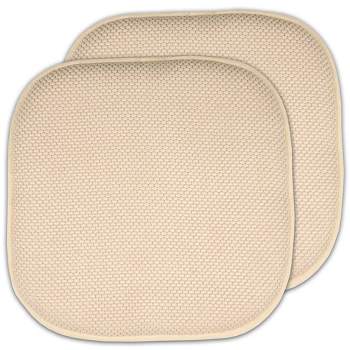 Honeycomb Memory Foam No Slip Back 16" x 16" Chair Pad Cushion by Sweet Home Collection™