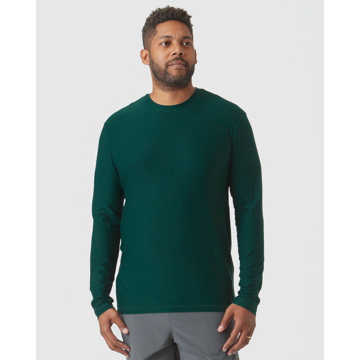 Men's Active Long Sleeve Crew Neck T-Shirt - True Classic - thumbnail 7