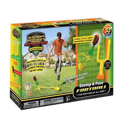 Stomp Rocket Stomp & Pass Toy Football Set