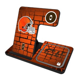 NFL AFC Teams Brick Wall 15-Watt 3 in 1 Charging Station - 1 of 4