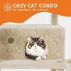 68.5'' Large Cat Tree, Heavy Duty Cat Tower with Condo, Plush Perches, Sisal Scratching Posts, Hammocks, Basket, Dangling Ball - 4 of 4