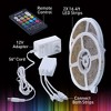 Xtreme Lit LED Light Strip, RGBW Color-Changing Indoor LED Light Strip with Remote Control, for Christmas, Halloween, Party, Gameday and More, 32.8ft - 4 of 4