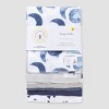 Burt's Bees Baby® Boys' 5pk Hello Moon Burp Cloth - Navy - 2 of 3
