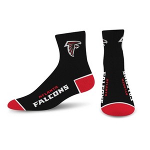 NFL Atlanta Falcons Around the Bend Quarter Socks - 1 of 3