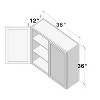 CASAINC W36"x D12"x H36" Kitchen Wall Cabinet - 4 of 4