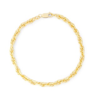 Giorgio Di Vicenza Gold-Filled 4.5mm Men's Rope Chain Bracelet - 1 of 2