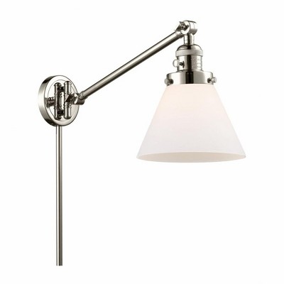 Cone - 1 Light Swing Arm Wall Sconce In Industrial Style-25 Inches Tall and 8 Inches Wide