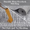 Modern Rug Thin Washable Non-Slip Geometric Border Low Pile Foldable Soft Non-Shedding Indoor Accent Carpet - 4 of 4