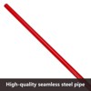 Heavy Duty Crowbar，Steel Handle Pry Bar with Wheels, Large Wrecking Bar Demolition Tool for Heavy Duty Equipment Handling, Pallet Buster Breaker - 3 of 4