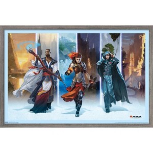 Trends International Magic: The Gathering - Worlds Framed Wall Poster Prints - 1 of 4