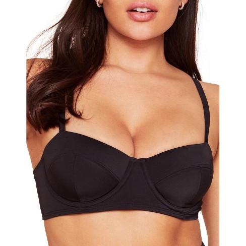 Adore Me Women's Vivien Swimwear Top 34c / Jet Black. : Target