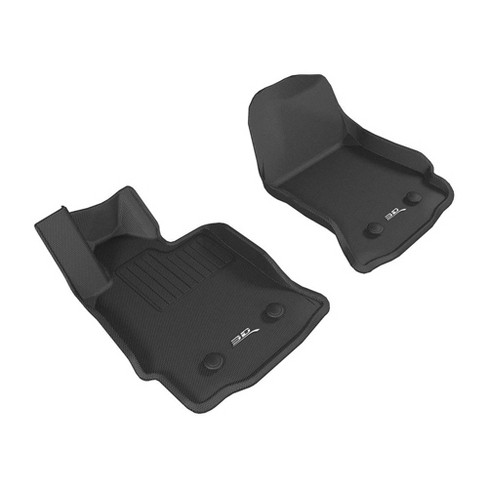 3D MAXpider Pair of Custom Fit Black Kagu Front Floor Liners for Chevy Cruze