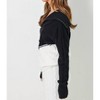Women's Half Zip Organic Cotton Cable Sweater - Baevely by Wellmade - 2 of 4