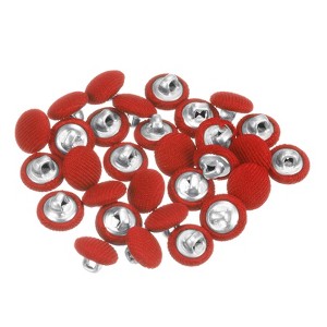 Unique Bargains Suit Dress Blouse Aluminum Fabric Cloth Covered Sewing Buttons 30 Pcs - 1 of 4
