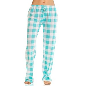 Just Love Womens Buffalo Plaid Knit Jersey Pajama Pants Buffalo Check - 1 of 1