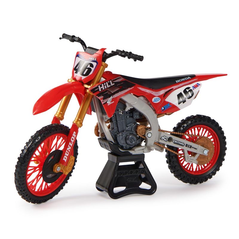 AMA Supercross Championship Justin Hill Motorcycle 1:10 Scale, 1 of 7