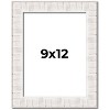 PosterPalooza | Photo Size Sculpted White Picture Frame - UV Acrylic, Foam Board Backing, Hanging Hardware - 2 of 4