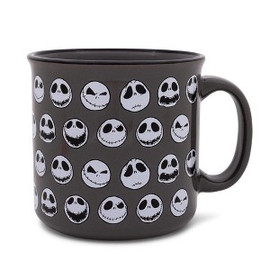 Silver Buffalo Disney The Nightmare Before Christmas Jack Skellington Expressions Camper Mug - 1 of 4