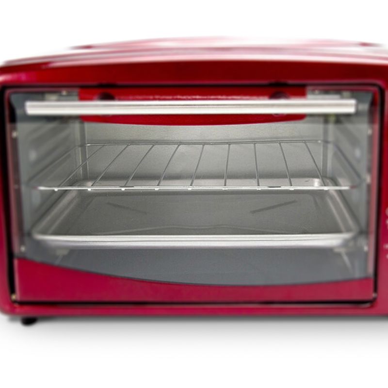 Brentwood 9-Liter 4 Slice Toaster Oven Broiler in Red, 3 of 6