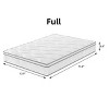 NicBex Full Size 10 Inch Hybrid Mattress with Gel Memory Foam for a Cool Sleep,Medium Firm Mattresses,White - 3 of 4