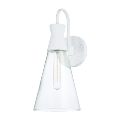 Capital Lighting Paloma 1 - Light Wall Light in  Textured White