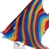 HomeRoots 9" Blue and Red Murano Glass Fish Figurine Tabletop Sculpture - 4 of 4