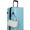 Sapphtopaz 3 Piece Luggage Sets ABS Lightweight Suitcase Luggage Carry On Suitcase with Two Hooks, Spinner Wheels, TSA Lock (20/24/28) - 3 of 4
