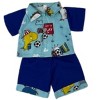 Doll Clothes Superstore Soccer Print Short Set Fits 15 Inch Cabbage Patch Kid Dolls - 4 of 4