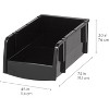 IRIS USA Modular Stacking Bin - Black Bins - 2 of 4
