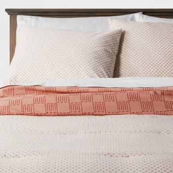 Boho Reversible Printed Comforter & Sham Set Bronze - Threshold™