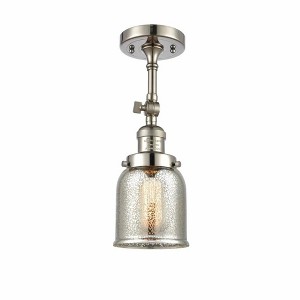 Bell - 1 Light Semi-Flush Mount In Industrial Style-13.5 Inches Tall and 5 Inches Wide - 1 of 1