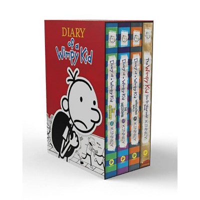 Diary of a Wimpy Kid Box of Books (12-14 Plus Diy) - by  Jeff Kinney (Hardcover)